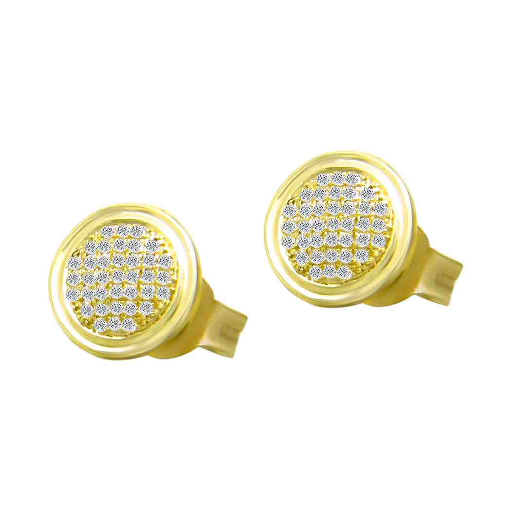 Round Stud Earring ER23052A